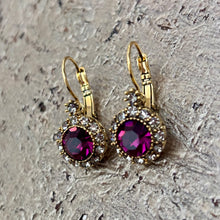 Ladda bild till bildvisaren Vintage Earring Amethyst (No.204)