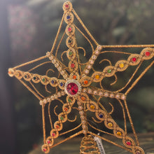 Ladda bild till bildvisaren Jewel Star Tree Topper 22cm