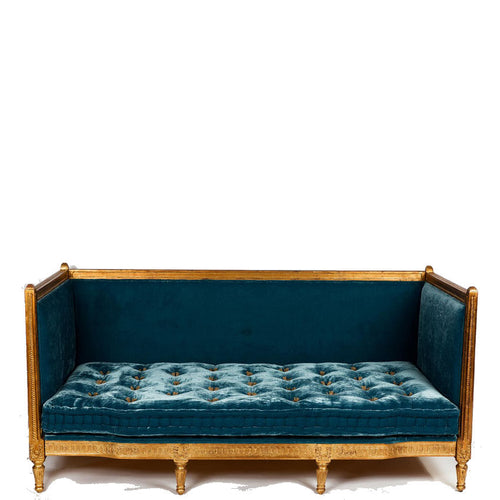 Daybed Adrienne – Silk velvet – Blue