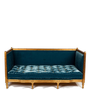 Daybed Adrienne – Silk velvet – Blue