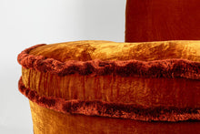 Ladda bild till bildvisaren Ottoman Demi Ronde Orange