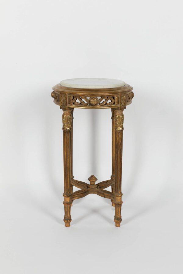 Pelarbord Round Antique