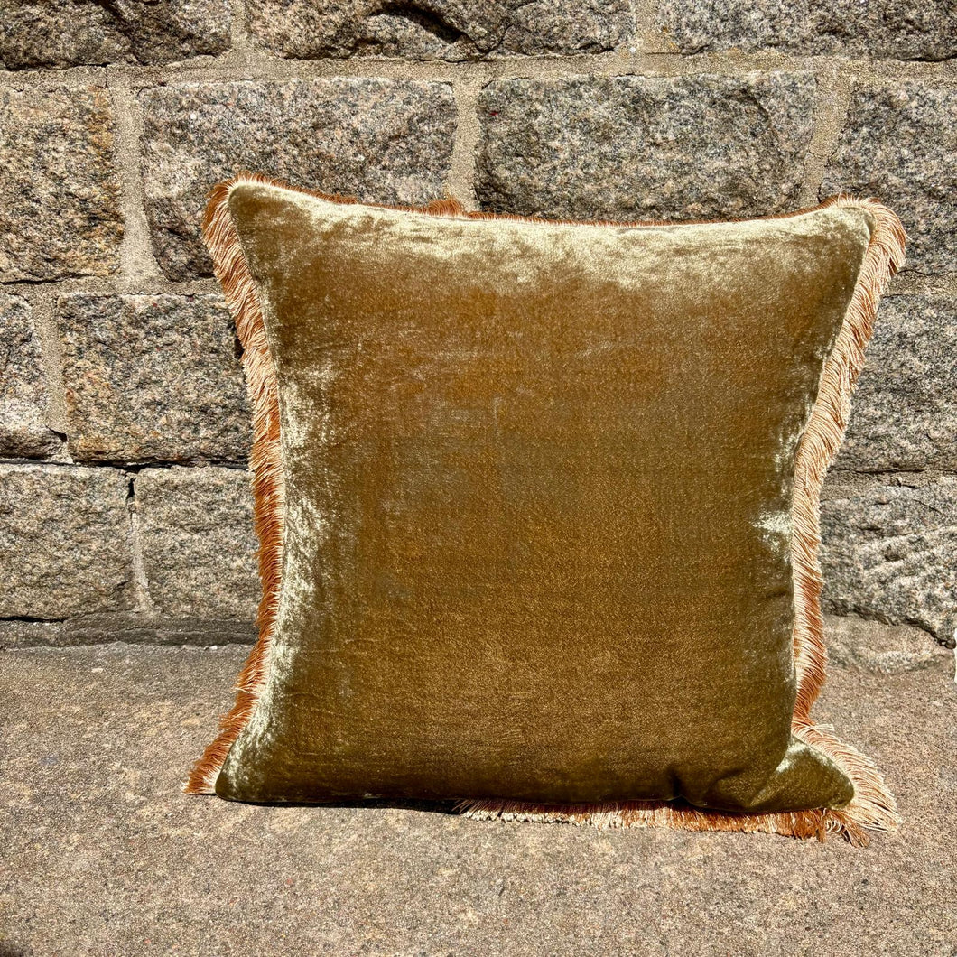 Cushion Deluxe New Olive Beige Fr 45x45cm