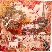 Ladda bild till bildvisaren Ull- och sidensjal Emilia