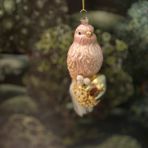 Glass Bird w. Acorn