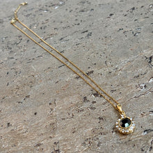 Ladda bild till bildvisaren Vintage Necklace Jet (No.280)