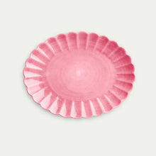 Ladda bild till bildvisaren Oyster Oval Plate 35x30cm - Rosa