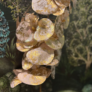 Orchid Flower Cream/Gold 101cm