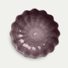 Ladda bild till bildvisaren Oyster Skål 24cm - Plommon