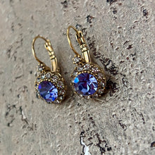 Ladda bild till bildvisaren Vintage Earring Tanzanite (No.539)