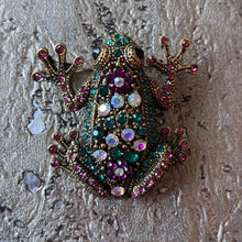 Ladda bild till bildvisaren Brosch Sparkling Frog