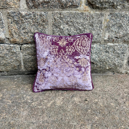 Cushion Deluxe Embroidery Tara Amethyst 27x27cm