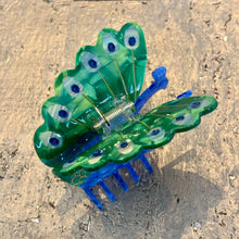 Ladda bild till bildvisaren Hårklämma Peacock
