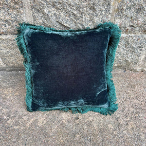 Cushion Deluxe Teal/Maker GreenFr 27x27cm