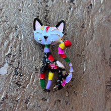 Ladda bild till bildvisaren Brosch Coloured Cat