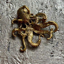 Ladda bild till bildvisaren Brosch Octopus
