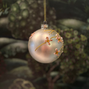 Jewel Flower Glass Ball