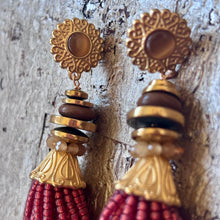 Ladda bild till bildvisaren Earrings Esmeralda - Purple Plum