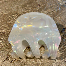 Ladda bild till bildvisaren Hårklämma Colour Shiny White