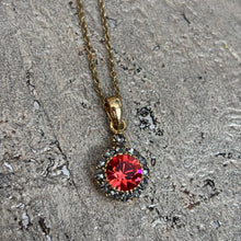 Ladda bild till bildvisaren Vintage Necklace Padparadscha (Nr.542)
