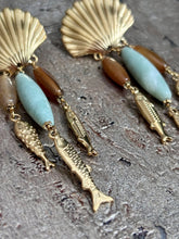 Ladda bild till bildvisaren Earrings Trois Poissons