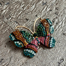 Ladda bild till bildvisaren Brosch Butterfly Blue