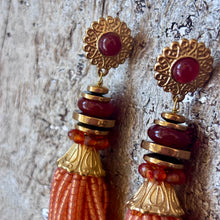 Ladda bild till bildvisaren Earrings Esmeralda - Peach