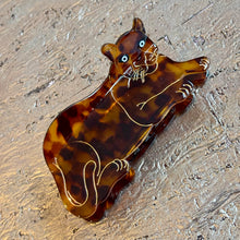 Ladda bild till bildvisaren Hårklämma Brown Cougar