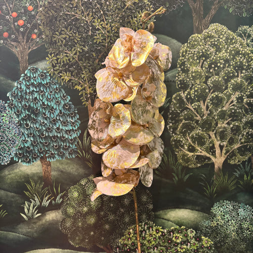 Orchid Flower Cream/Gold 101cm