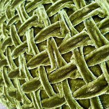 Ladda bild till bildvisaren Cushion Deluxe Basket Weave Grass Green 30x40cm