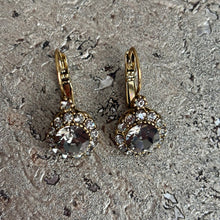 Ladda bild till bildvisaren Vintage Earring Smoky Quartz (No.225)