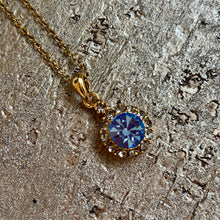 Ladda bild till bildvisaren Vintage Necklace Sapphire (Nr.206)
