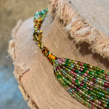 Ladda bild till bildvisaren Necklace Natural Stones Multi Green