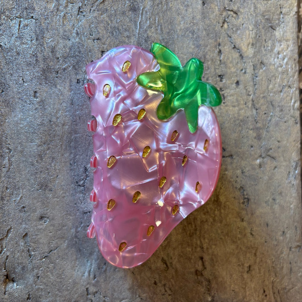Hårklämma Paris Rosa Jordgubbe