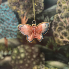 Ladda bild till bildvisaren Glass Butterfly Pink/Blue 10cm