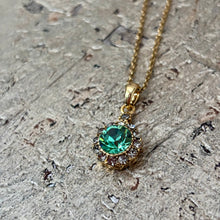 Ladda bild till bildvisaren Vintage Necklace Indian Sapphire (Nr.217)
