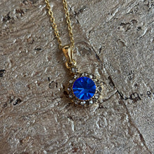 Ladda bild till bildvisaren Vintage Necklace Cobalt (No.369)