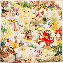 Ladda bild till bildvisaren Ull- och sidensjal Marie