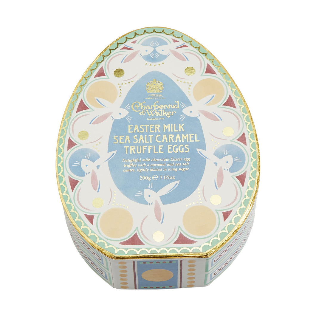 Oval Easter Milk Sea Salt Caramel Truffles