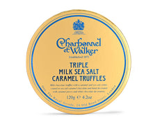 Ladda bild till bildvisaren Triple Milk Sea Salt Caramel Truffles