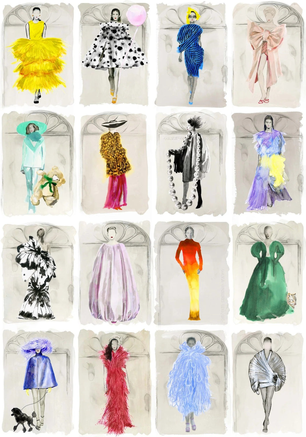 Couture Carousel Multi Bright W