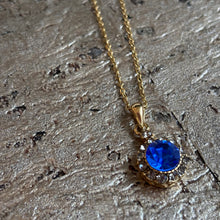 Ladda bild till bildvisaren Vintage Necklace Cobalt (No.369)