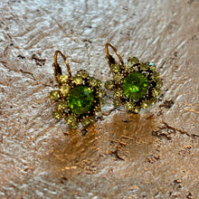 Ladda bild till bildvisaren Earrings Floral Vert
