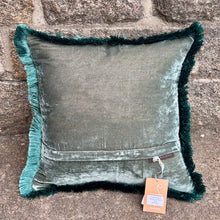 Ladda bild till bildvisaren Cushion Deluxe Lake Blue/Air Blue Fr 40x40cm