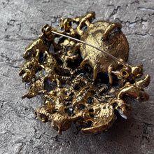 Ladda bild till bildvisaren Brosch Bleu Foncé