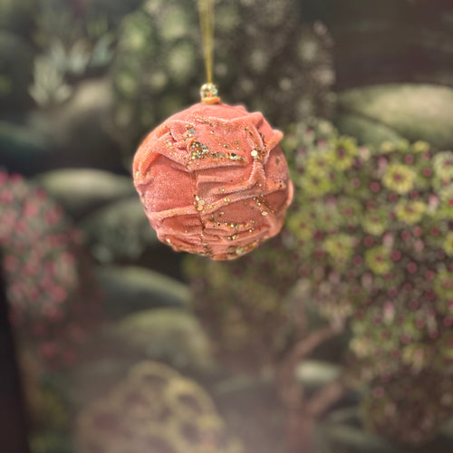 Pink Velvet Ball 8cm