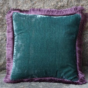 Cushion Deluxe Prussian Blue Purple Fr 27x27cm