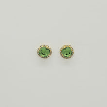 Ladda bild till bildvisaren Earring Renaissance Dark Peridot