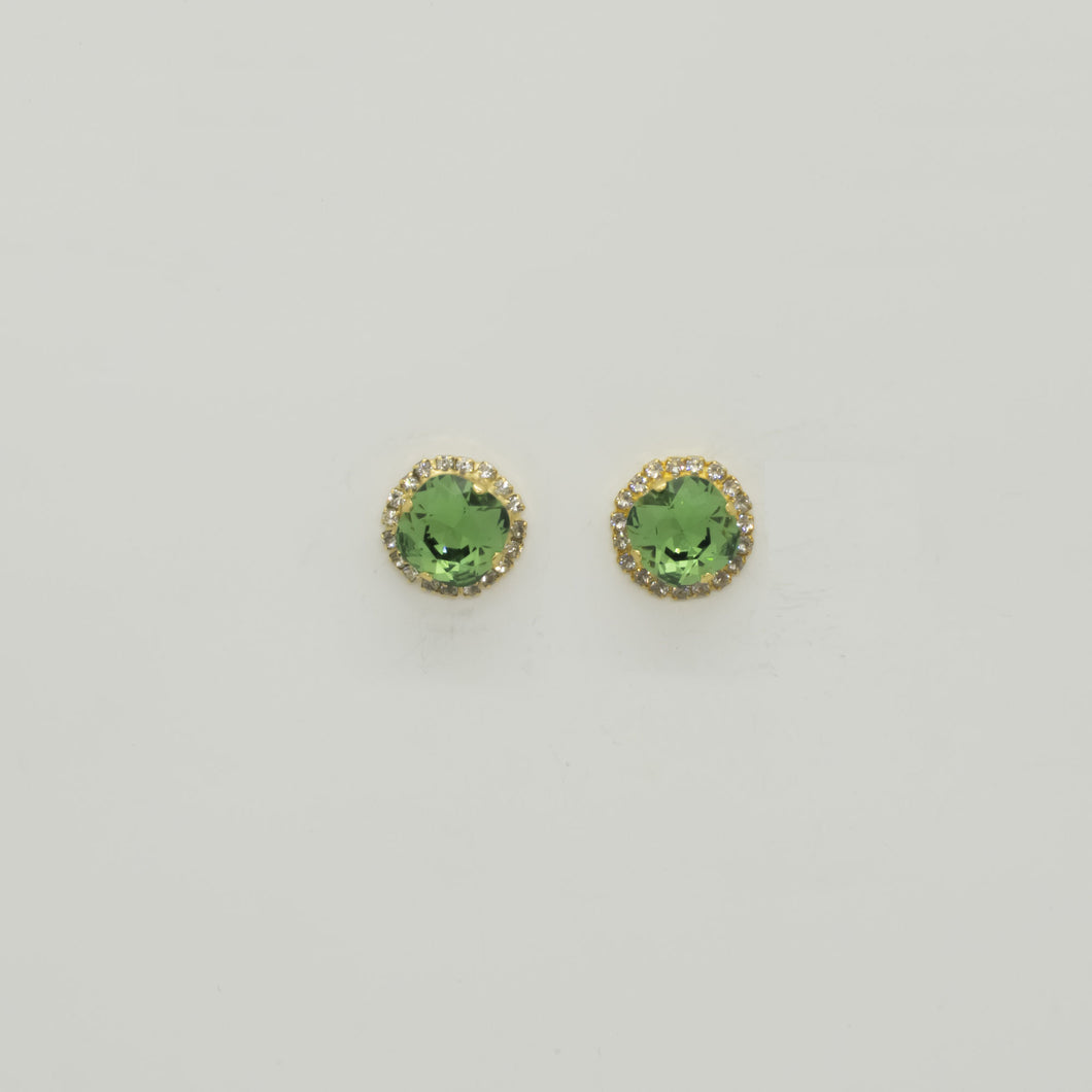 Earring Renaissance Dark Peridot