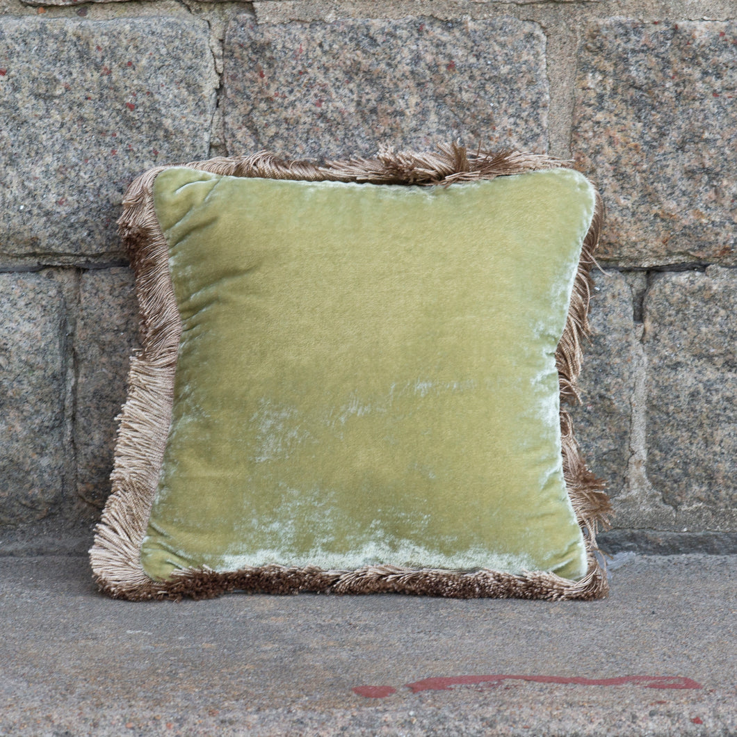 Cushion Deluxe Eucalyptus SilverFr 27x27cm